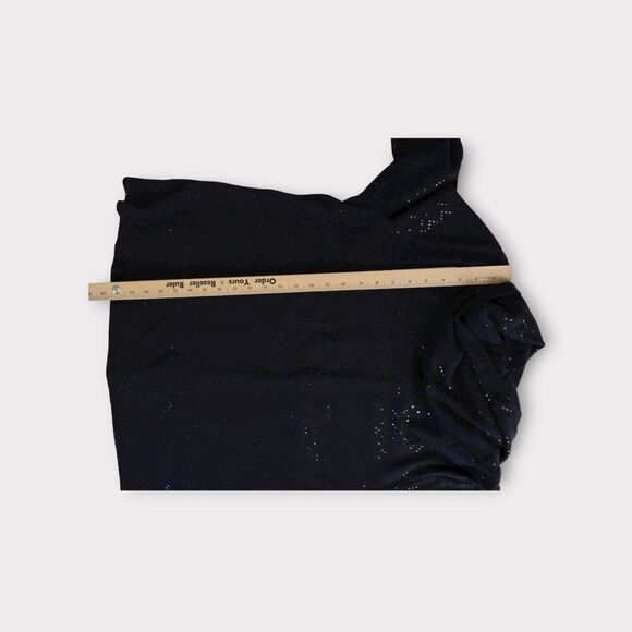 NWT Lane Bryant Sweater Plus Size 14/16 Cowl Neck Blue Sequins Stretch Pullover - Picture 11 of 16